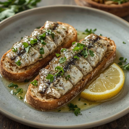 Pelagornesse Sardine Fillets in Garlic & Herb Oil (3-Pack)